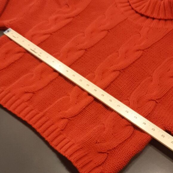 Red Turtleneck Sweater  - Picture 4 of 5